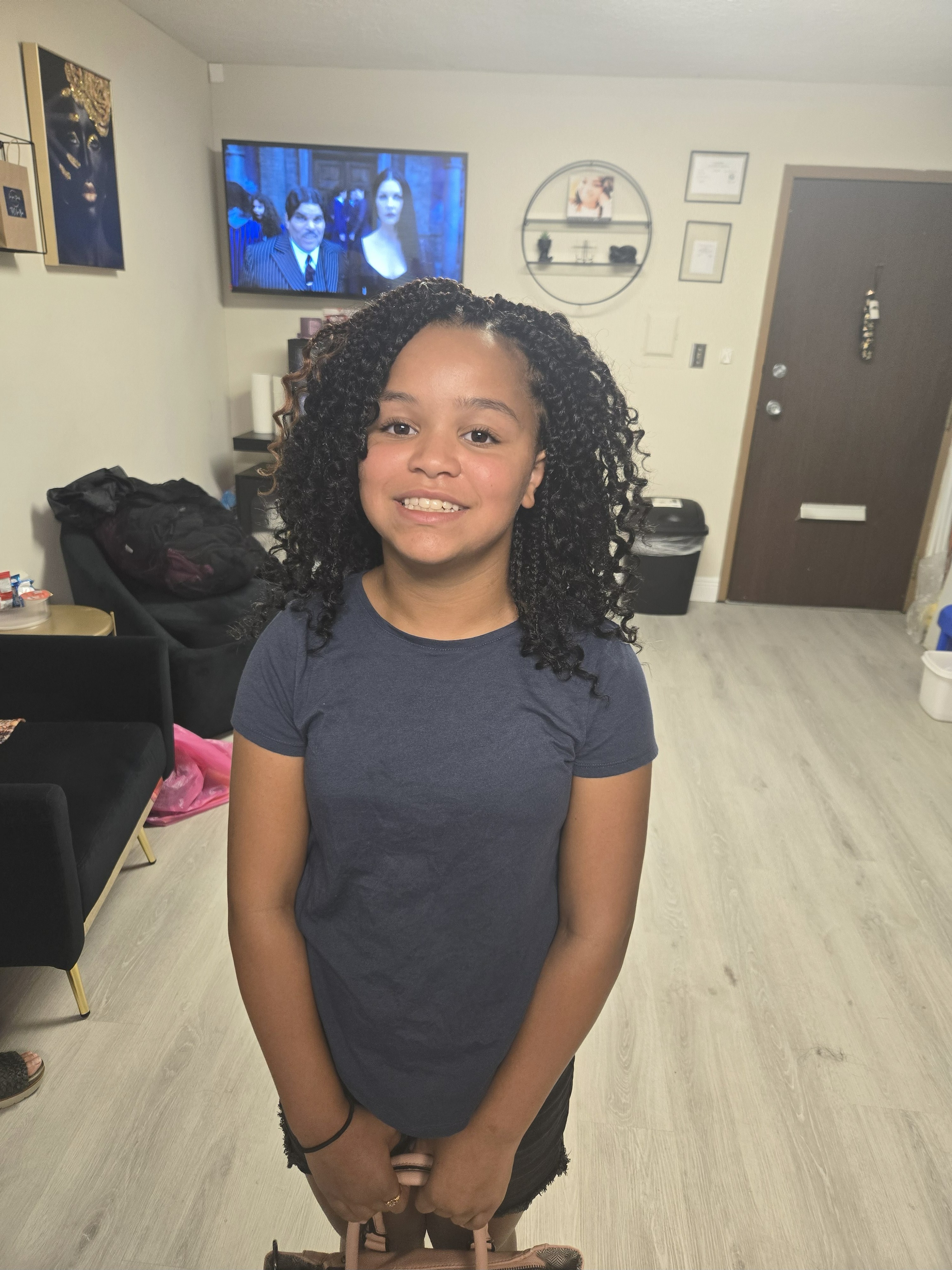 Protective style with braided crown